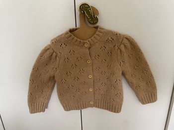 Cardigan Marron - Bout’chou -6 mois - 67 cm 