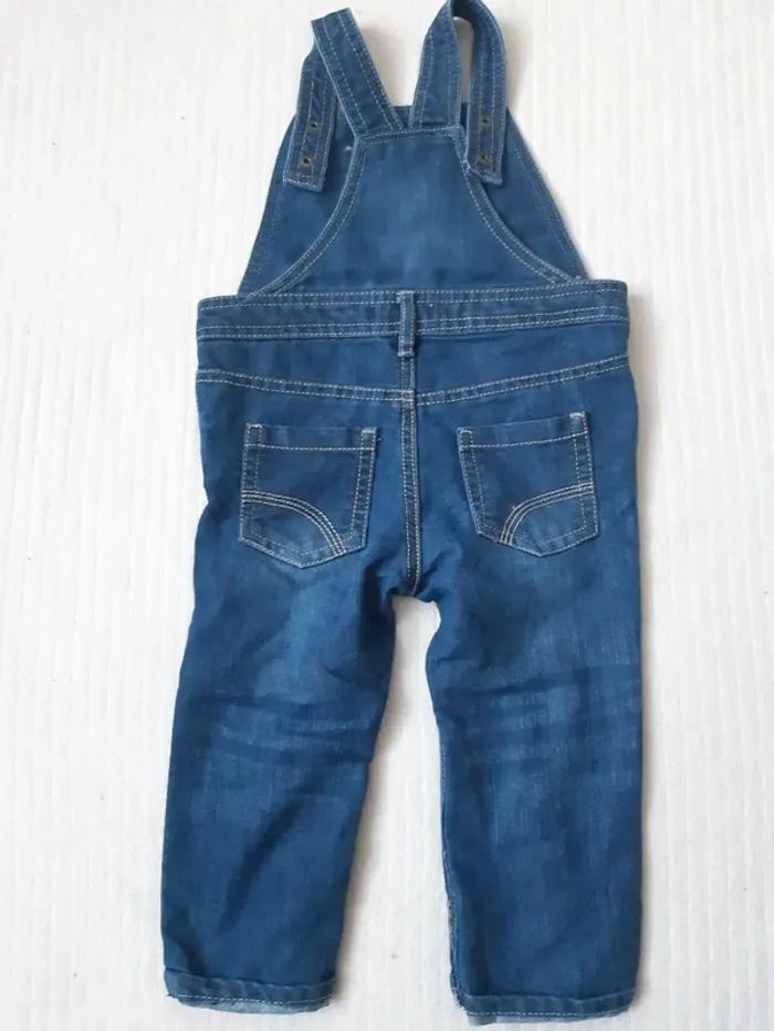 Salopette pantalon en jean Kimadi 18 mois - photo numéro 4