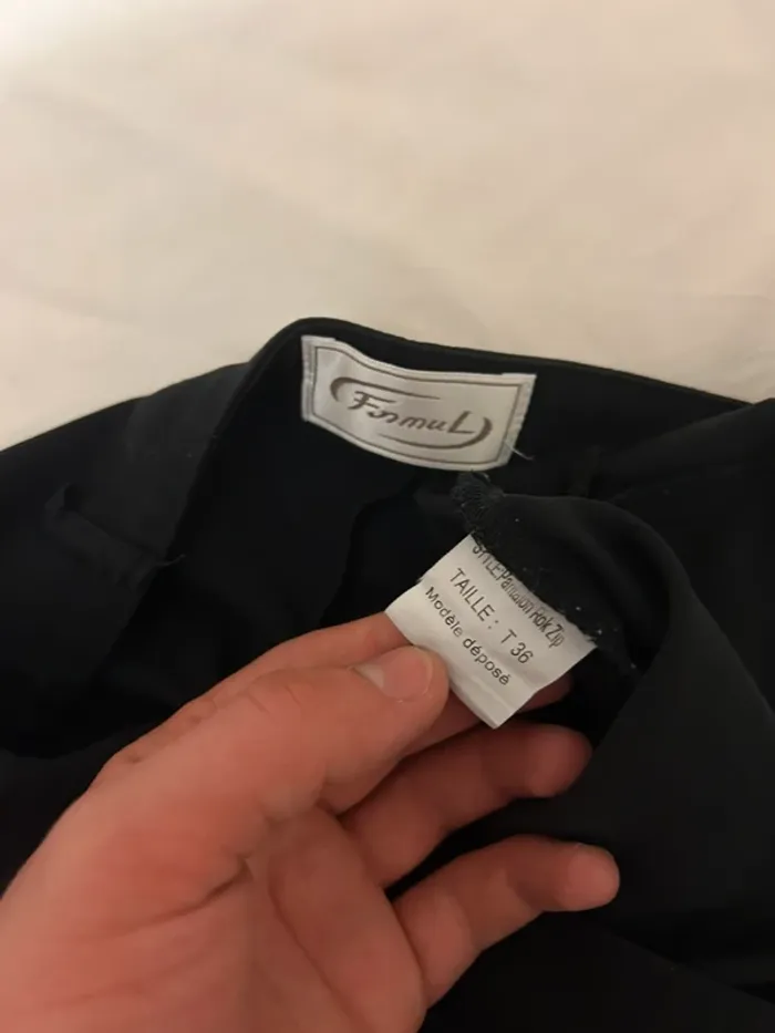 Pantalon noir formul - photo numéro 7
