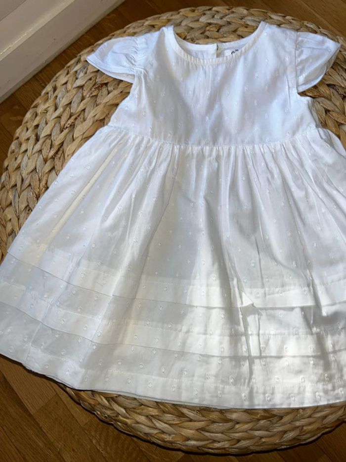 Robe blanche Cérémonie Gemo 18 mois - photo numéro 3