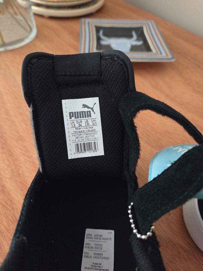 Baskets puma noir 34 neuve - photo numéro 6