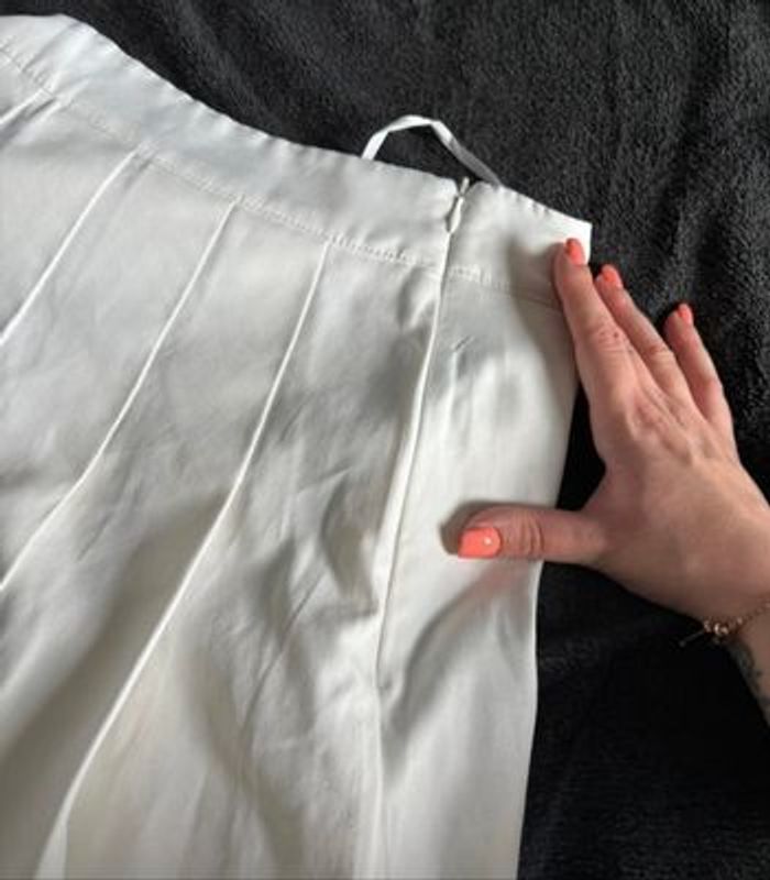 Jupe plissée blanche courte 34 - photo numéro 2