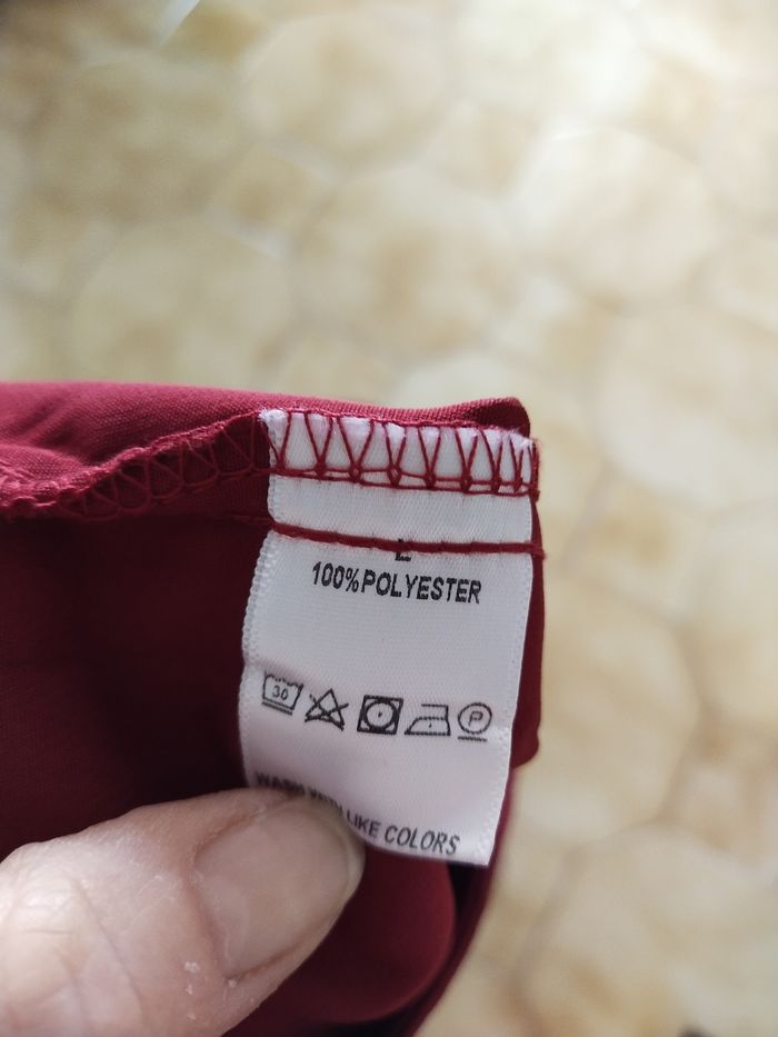 Pantalon ample bordeaux femme - photo numéro 4