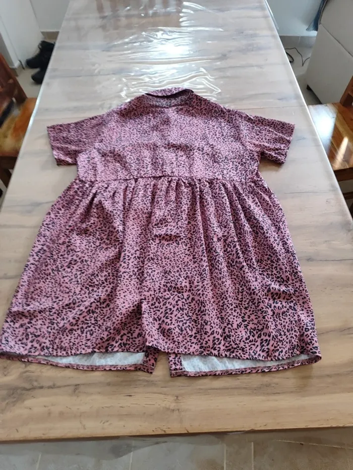 Robe chemise Missguided rose T.M - Imprimé animalier - photo numéro 3