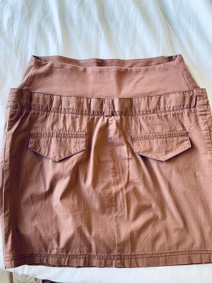 Jupe courte de grossesse en toile T40 - photo numéro 3