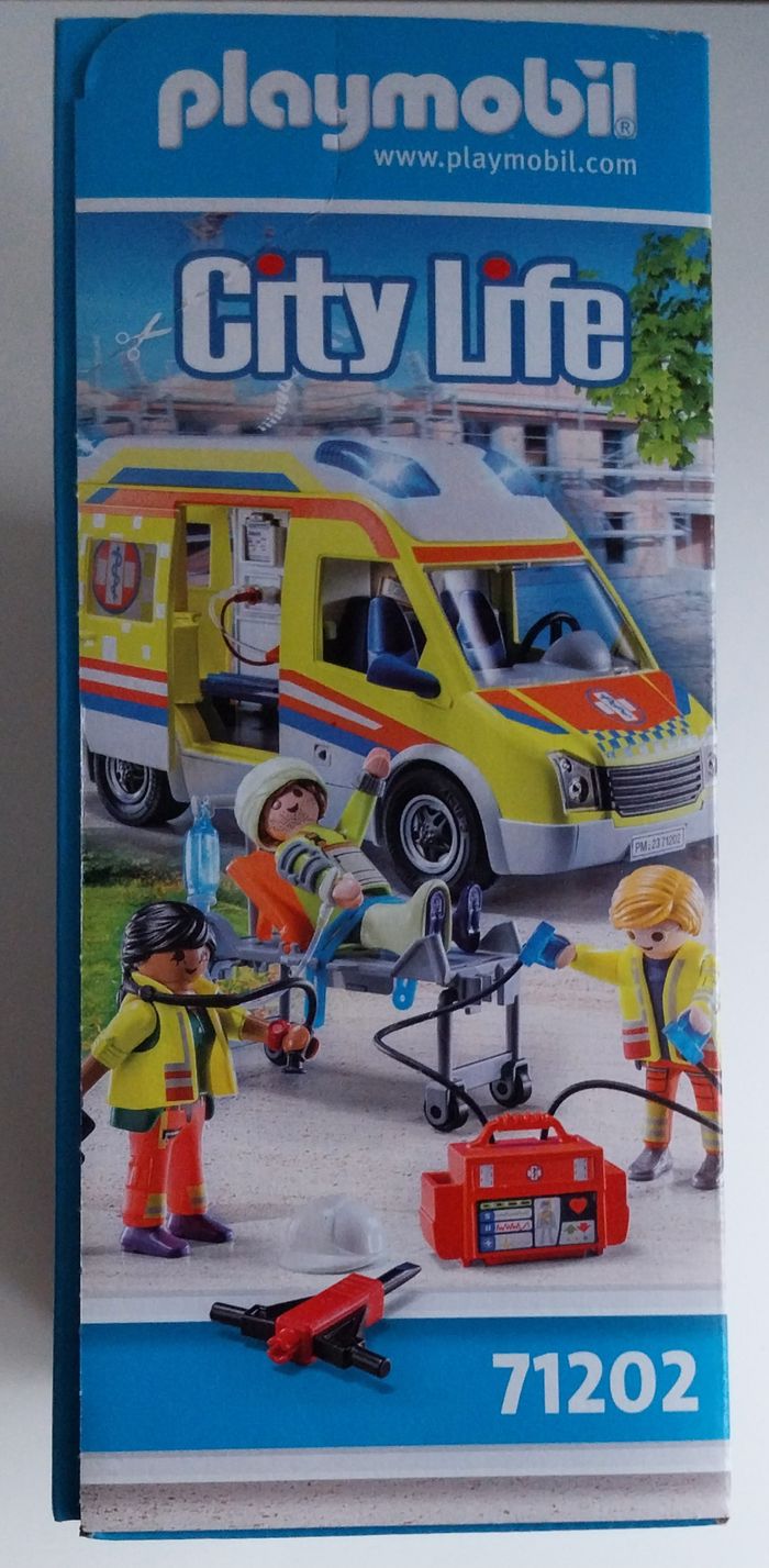 Playmobil City Life 71202 Ambulance avec effets lumineux et sonore neuf plastiques scellés - photo numéro 6