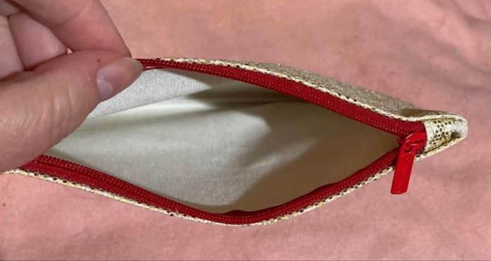 Pochette dorée brillante - photo numéro 2