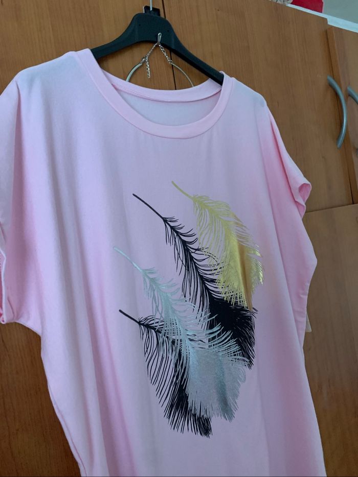 Blouse tendance plume fantaisie - photo numéro 2