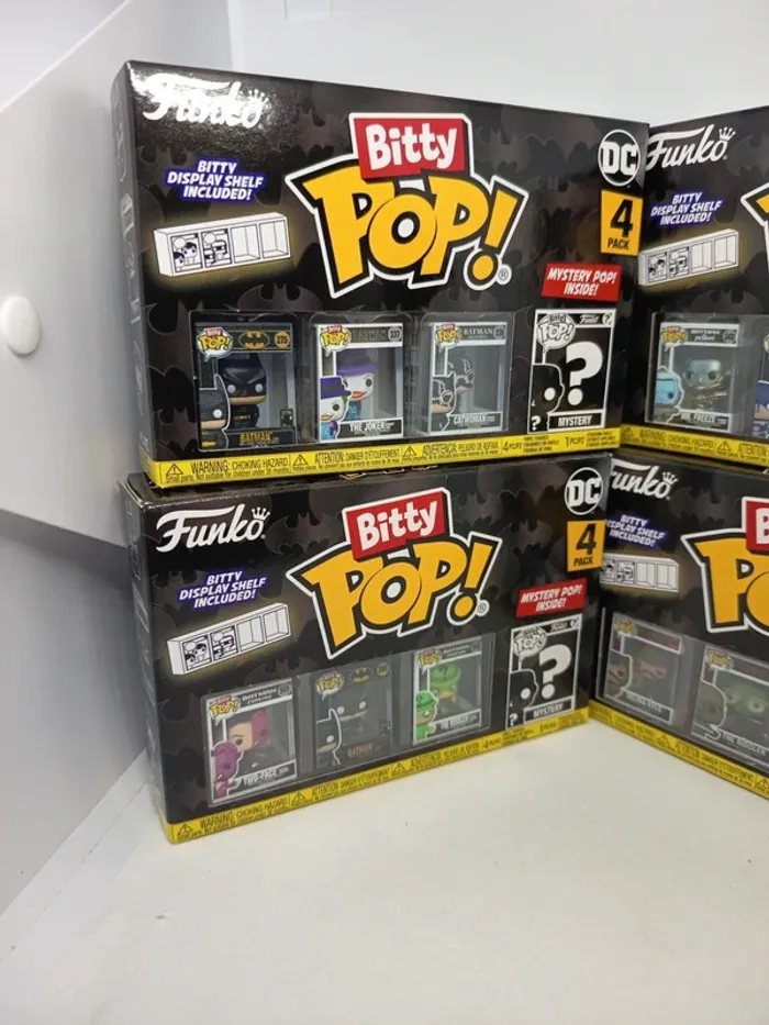 Lot de 4 Boite - Collection Complète Funko Bitty Pop - DC Comics - photo numéro 2