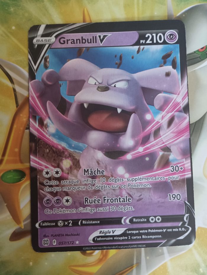 Carte pokémon granbull v