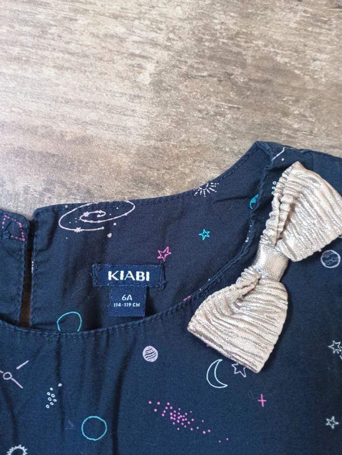 Robe sans manche Fille 6 ans Planète univers lune étoile Kiabi - photo numéro 2