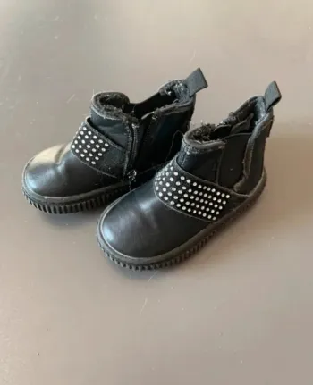 Bottes noires fille taille 20