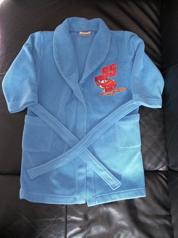 Peignoir cars TBE 92-98cm