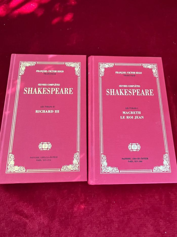 Œuvres complètes de Shakespeare – Édition François-Victor Hugo – 2 volumes - photo numéro 2