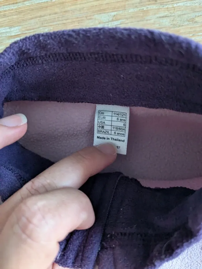 Veste polaire queshua 6 ans - photo numéro 4