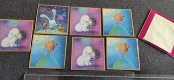 lot de cartes de voeux avec enveloppes