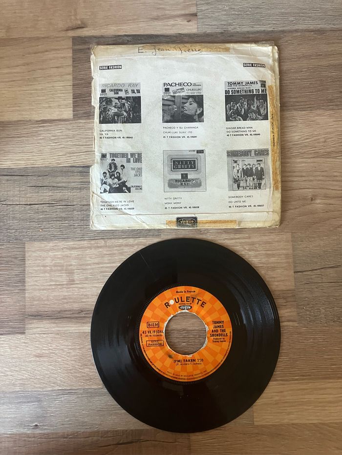 Vinyle 45 tours-Tommy James-Crimson and Clover - photo numéro 2