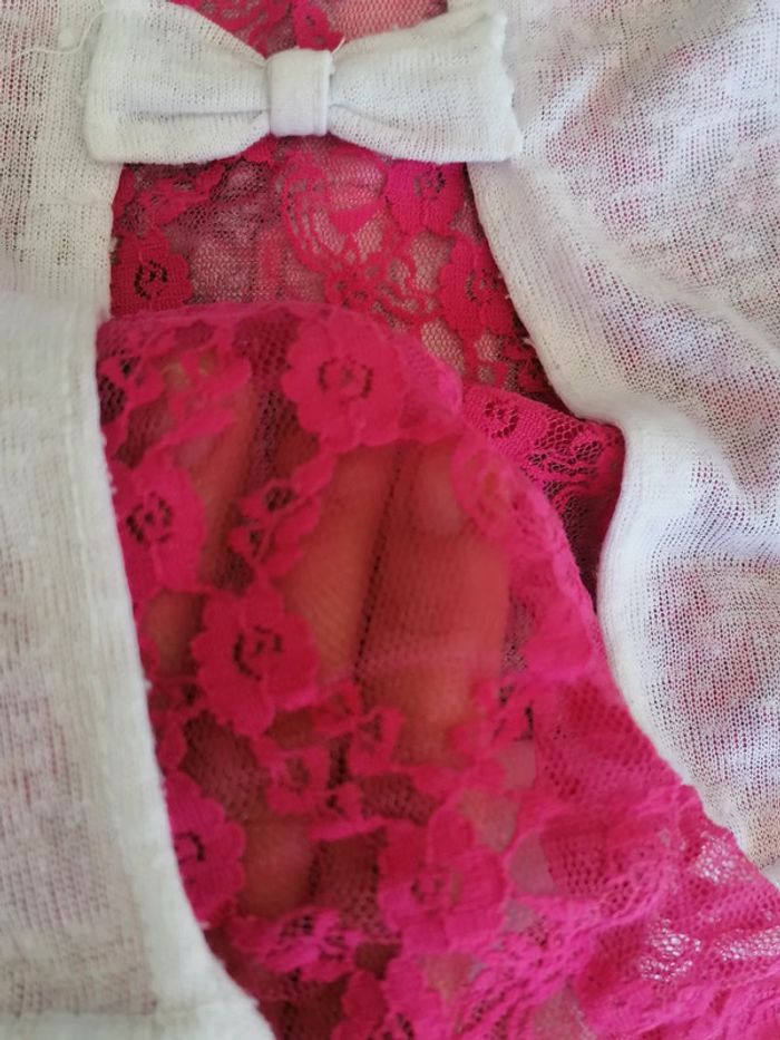 Thee shirt dentelle T 6 ans 👧🏻 - photo numéro 4