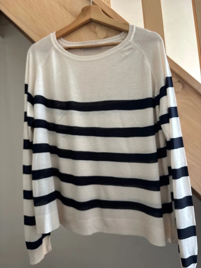 T shirt manches longues / pull marinière Zara