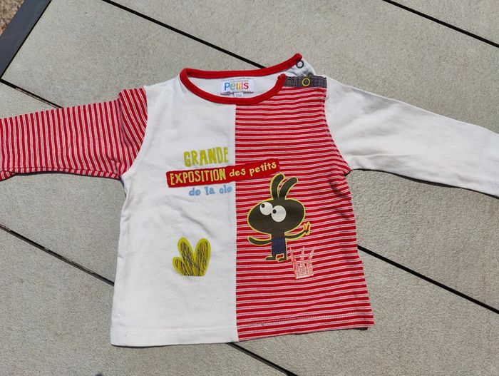 Ensemble garçon rouge et blanc la compagnie des petits 12 mois - photo numéro 2