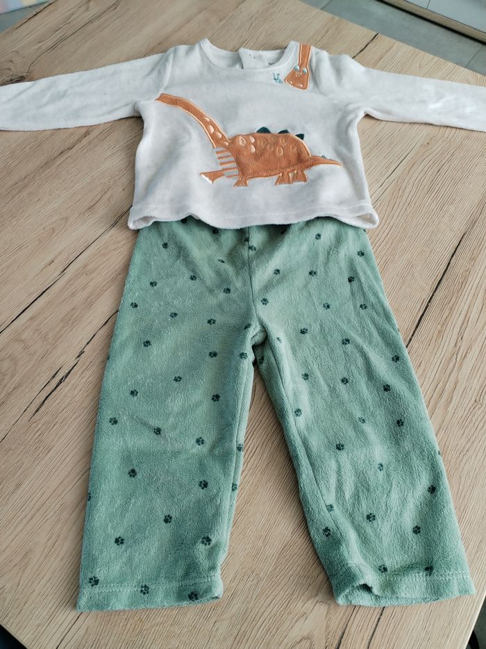Pyjama velours 2 pièces
