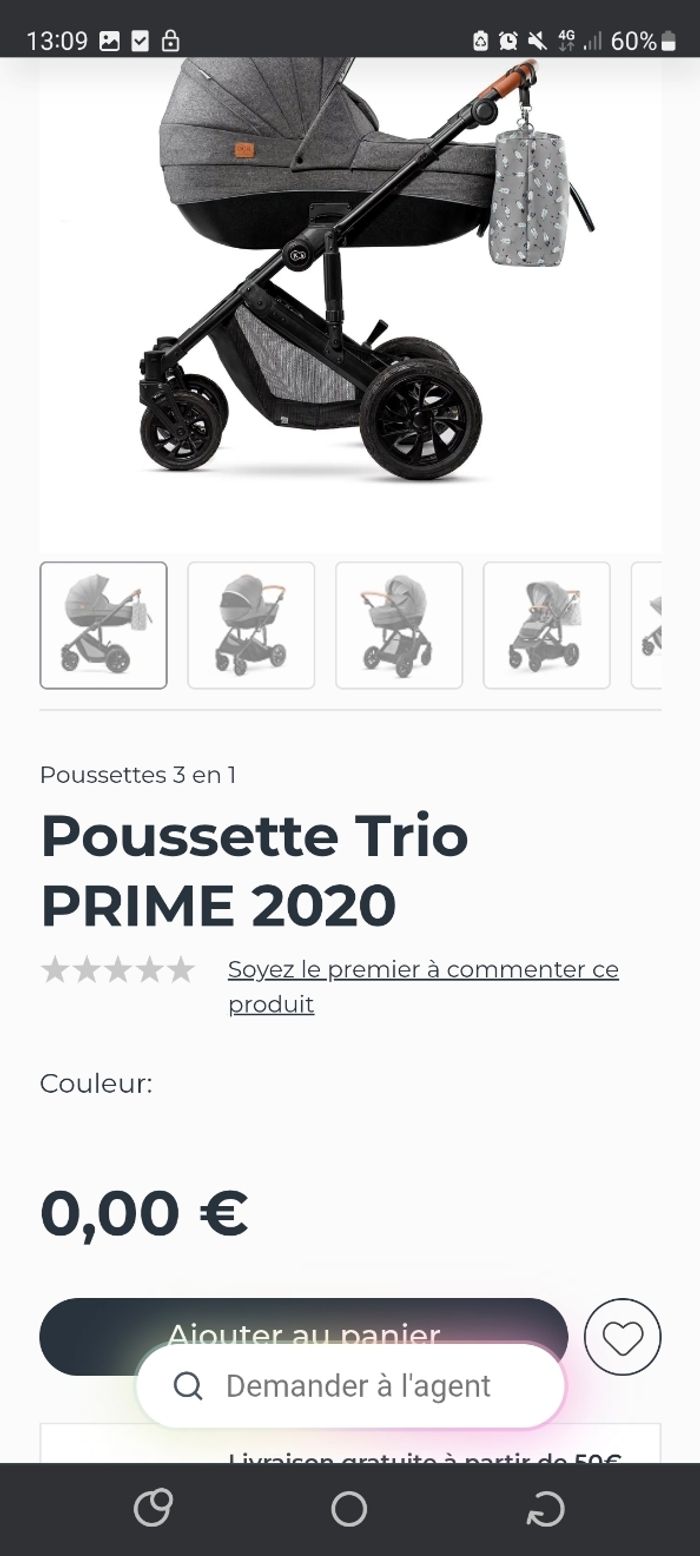 Poussette Trio Kinderkraft - photo numéro 4