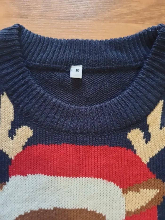 pull de Noël 10 ans - photo numéro 3