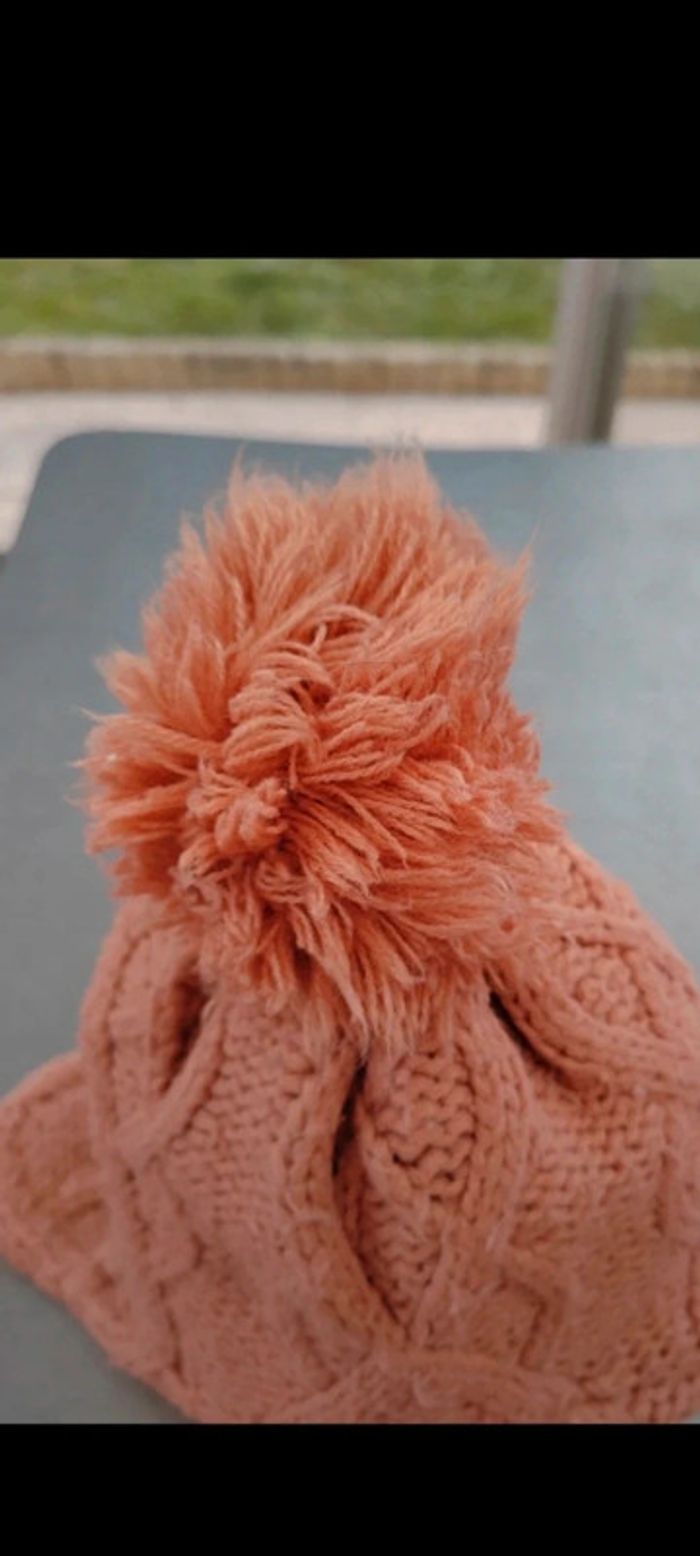 🧡Tour de cou + bonnet péruvien corail 6 ans Kiabi - photo numéro 6