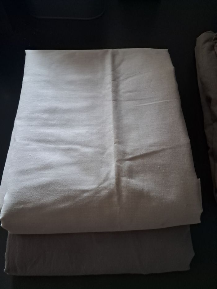 Drap plat, drap housse