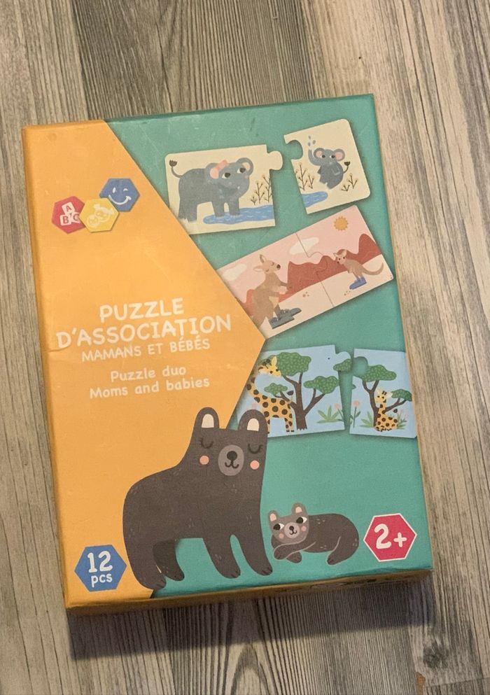 Jeu puzzle maman/bebe