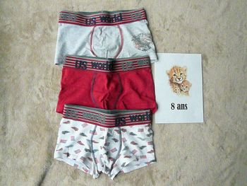 Lot de 3 boxers Taille 8-10 ans (n°1)