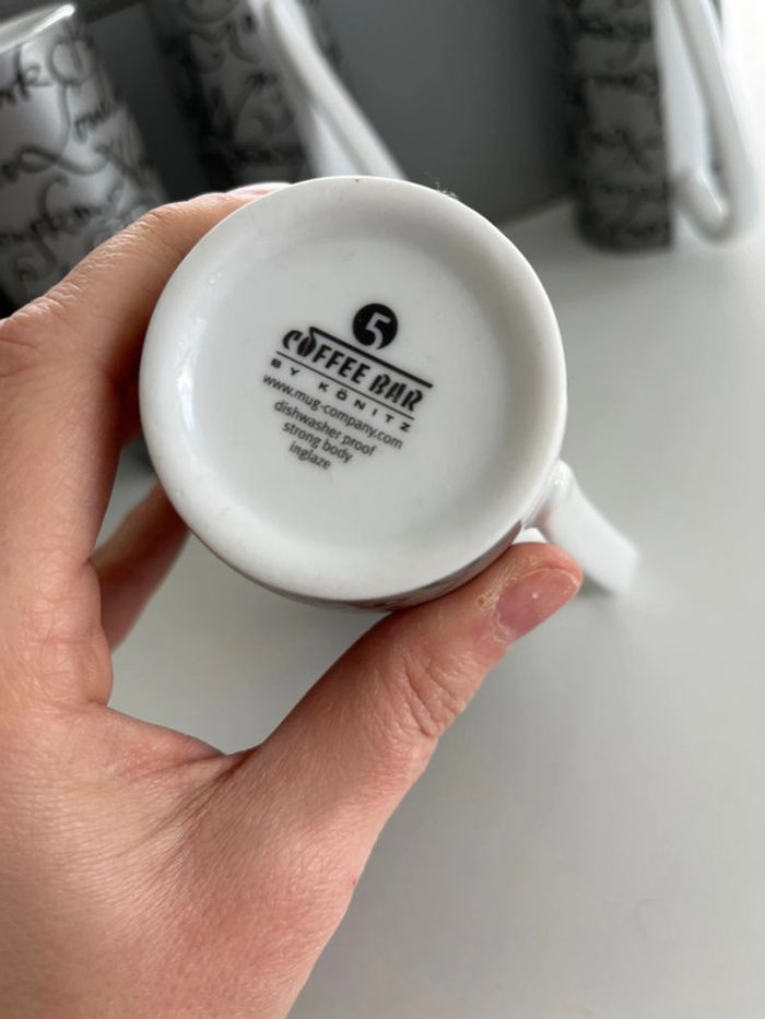 Lot de 5 tasses à café coffee bar By Konitz - photo numéro 5