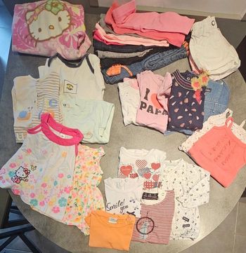 Lot 6 mois mi-saison été - 28 habits