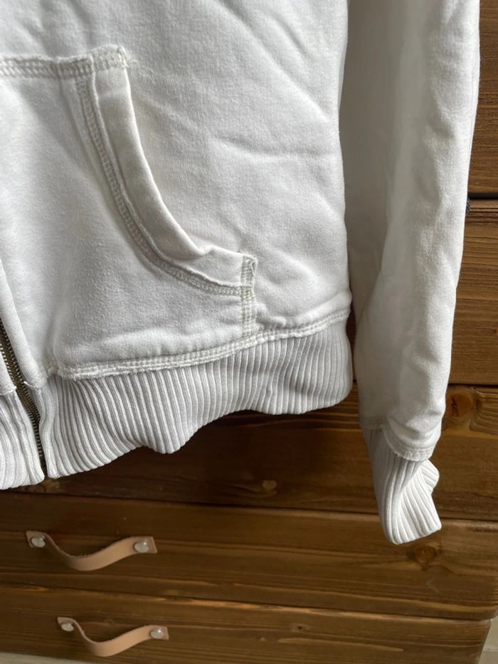 Veste blanche doublé polaire - photo numéro 3