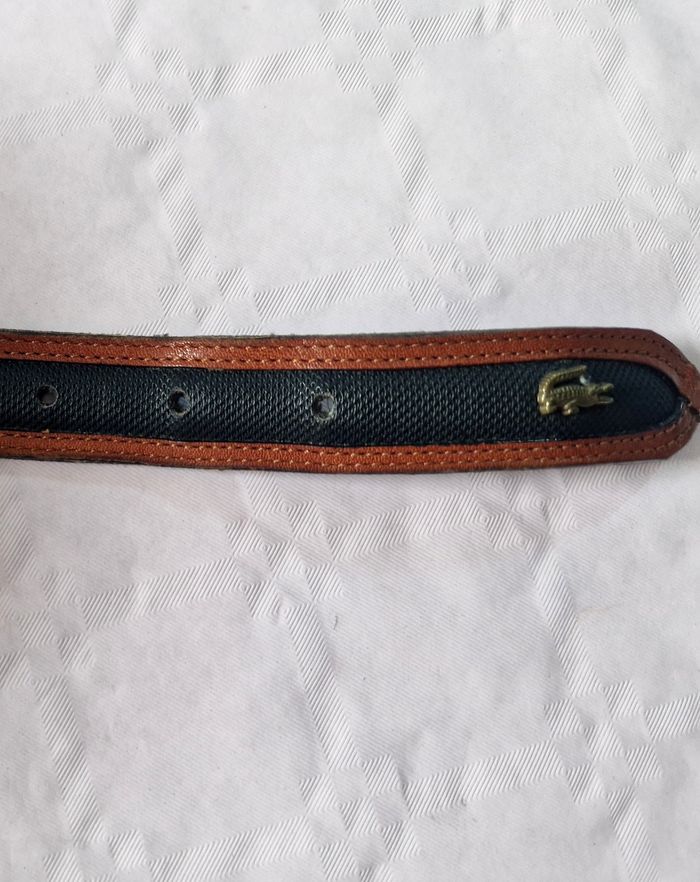 Ceinture en cuir Lacoste  , 85cm , mixte - photo numéro 4