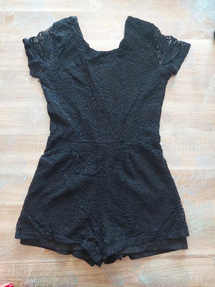 Combi short dentelle 10 ans
