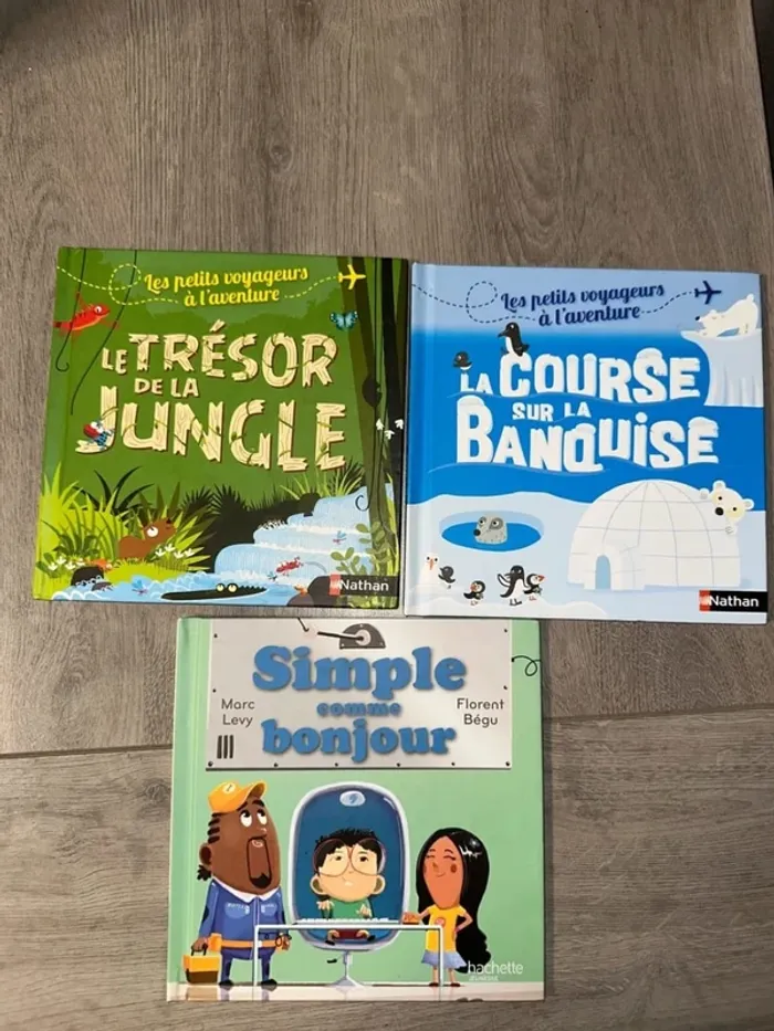 Lot de 3 livres enfants