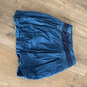 Jupe jeans bouffante