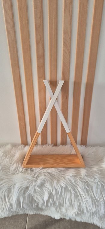 Étagère atmosphera blanc et bois