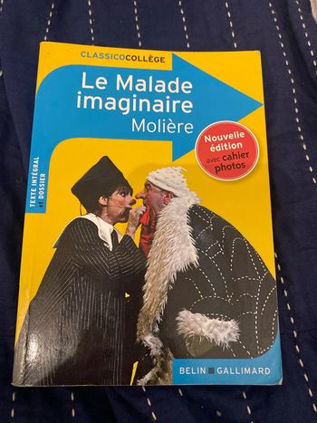 Livre « Le malade imaginaire » de Molière