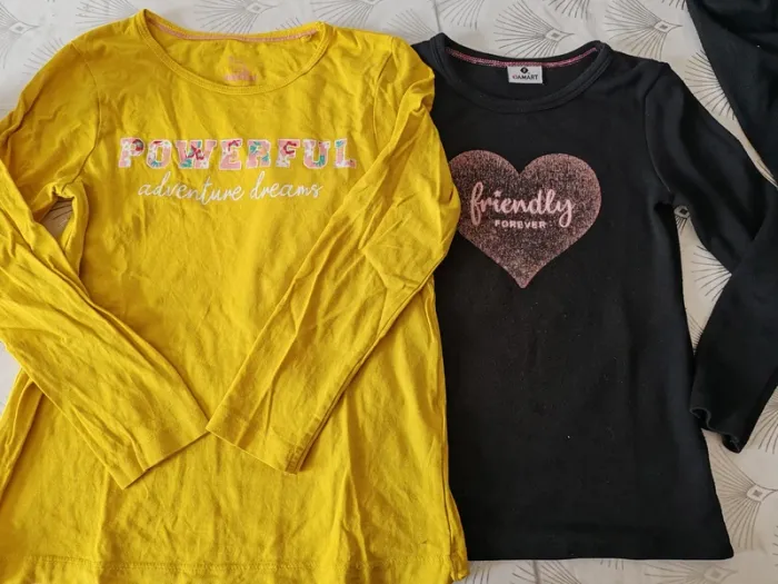 2 hauts manches longues 6 ans