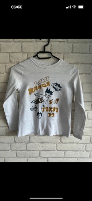 Tee-shirt  Monoprix taille 8 ans