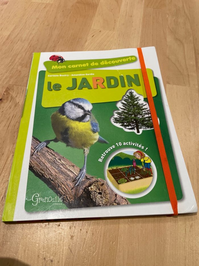 Livre : mon carnet, découverte (le jardin)