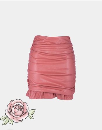 Jupe simil cuir
