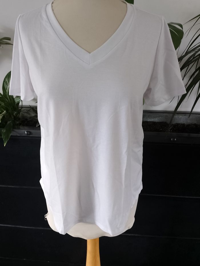 Tee shirt blanc neuf Shein - photo numéro 3