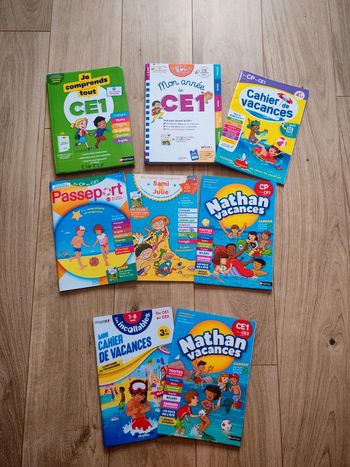 Lot de cahier de vacances ce1