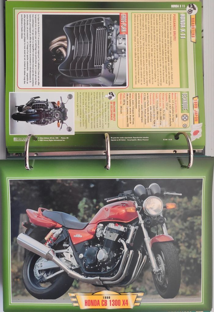 Classeur Motos Passion - Roadsters & Routières (217 fiches) - photo numéro 8