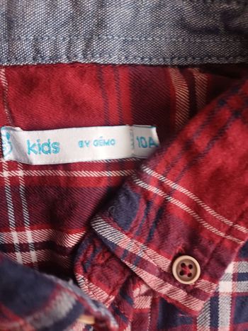 Chemise 10 ans