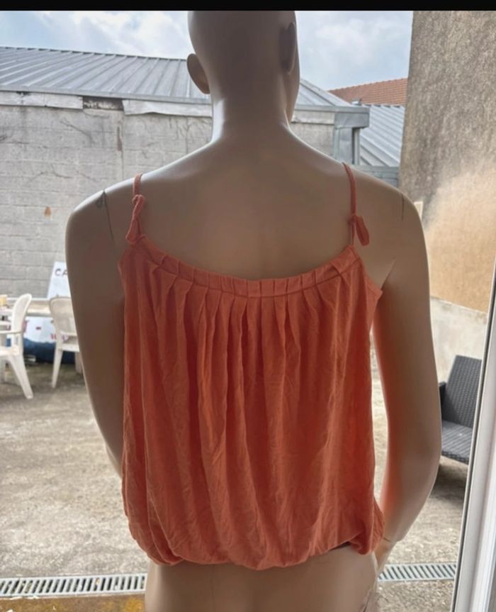Haut fluide MAJE orange – taille M - photo numéro 7