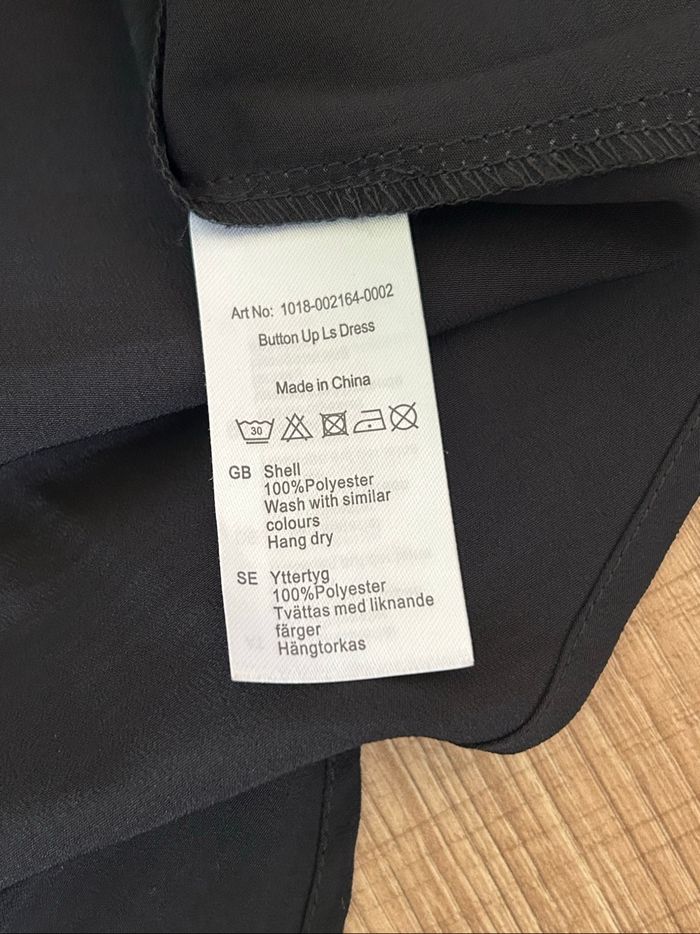 Robe casual noire neuve à manches longues NA-KD taille XS - photo numéro 10